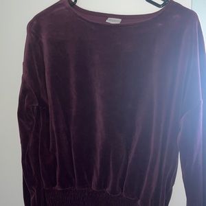 Burgundy long sleeve